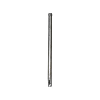 6 inch Long Chrome Stem with Swedge End and Threaded End for Apparel Sign Holders on Clothing Racks