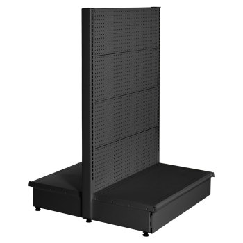 48 W X 32 D Matte Black Double Sided