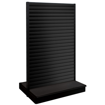 48 w x 36 w Double Sided Gondola - Slatwall - Matte Black 