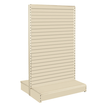 48 w x 36 d Double Sided Gondola - Slatwall - Sahara Beige 