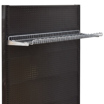 48 in w Wire Gondola Shelves with 2 in Lip 