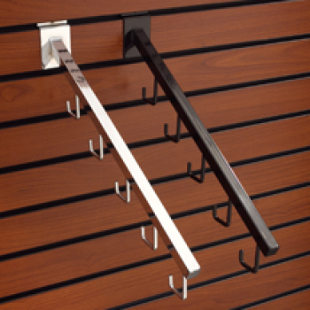 5 J-Hook Square Waterfall for Slatwall 