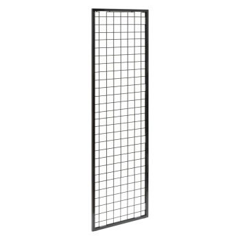 Black Heavy Duty Gridwall Panel with 1 in Tube Frame - 84 In. High