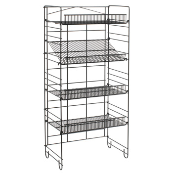 Heavy Duty Shelving Merchandiser Rack 4/Four Adjustable Shelves For Candy Snacks & More