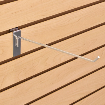 10 in. Chrome Peg Hook - 10 Gauge Wire Peg Hook For Products With Small Hang Holes 