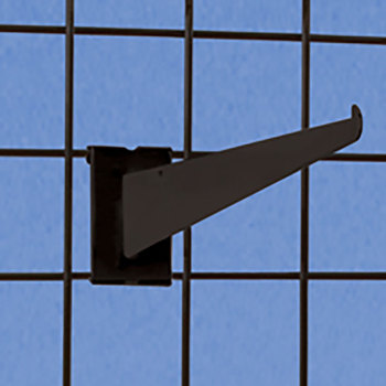 Black 14 in Shelf Bracket for Grid 