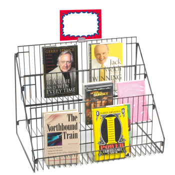 3-Tier Wire Multipurpose Counter Display Rack - Black