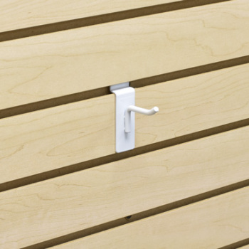 White Slatwall Peg Hooks