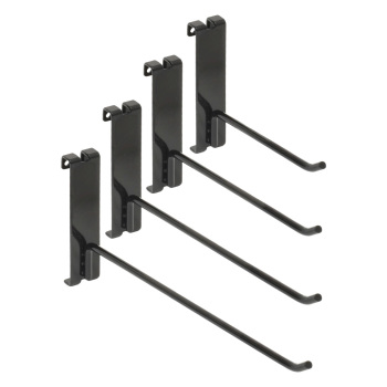 Black Peg Hooks For 3.5 Inch Grid