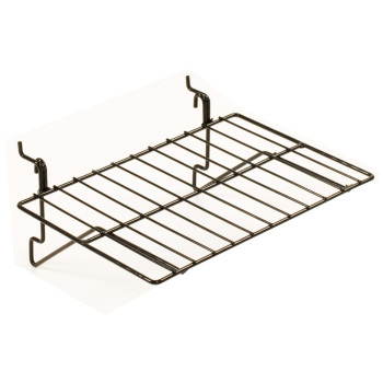 Black Slatwall Shelf 8 in. W x 12 in. L