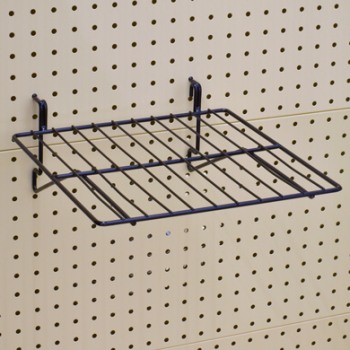 Black Straight Shelf for Pegboard - 11 in. W x 11 in. L