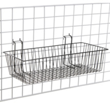 Gridwall Basket 24 In. W X 12 In. D X 6 In. H