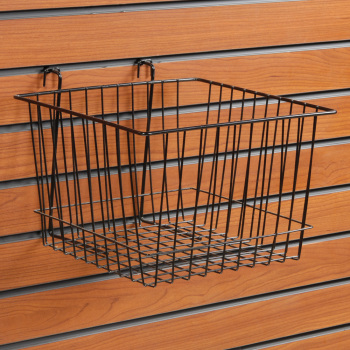 Slatwall Basket 12 In. W X 12 In. D X 8 In. H