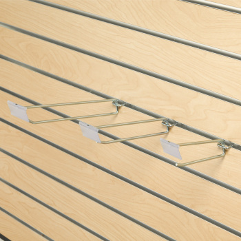T-Style Scanning Peg Hooks with Label Holder - Carton of 100 