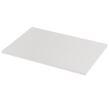 White Laminated Wood Shelf  22 in. D x 48 in. L
