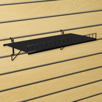Solid Shelf with Lip for Slatwall 24 in. W x 10 in. D