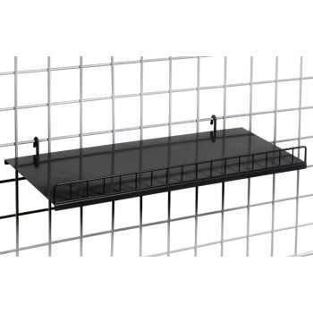 Solid Shelf with Lip for Gridwall 24 in. W x 10 in. D