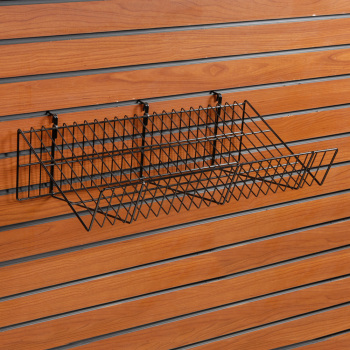 Angled Slatwall Shelf 12 In. W X 24 1/2 In. L