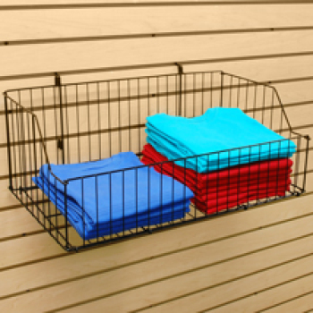 Large Black Folding Wire Basket