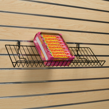 Angled Shelf With 2" Lip For Slatwall