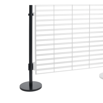 Black Posts for Slatgrid Queue Merchandising System- Set of 2