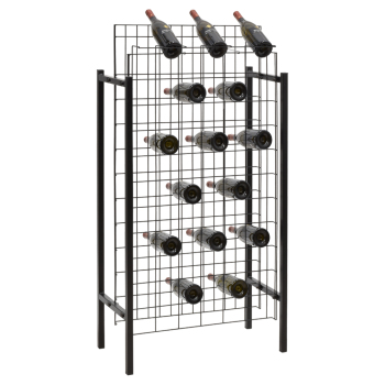72 Bottle Wire Grid Wine Display Rack