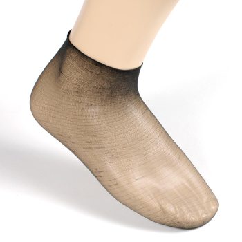 Mens Try-ons Disposable Shoe Store Socks - Black 144 per box