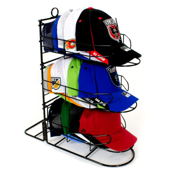 3 Tier Countertop Cap Rack Display