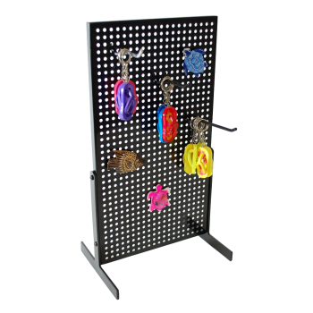 Countertop Single Sided Metal Pegboard Display