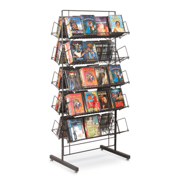 Black Impulse Display with 10 Shelves