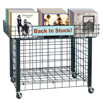 LP Vinyl Record Display Table and Dump Bin Combo
