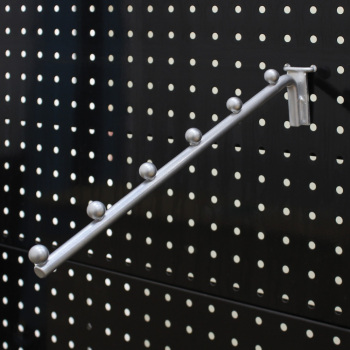 6 Ball Apparel Waterfall for Metal Pegboard and Gondolas