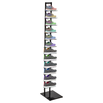 Floor Standing Shoe Merchandise Tower Display