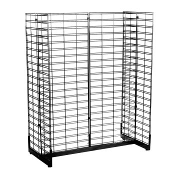 Black 48 in. Slatgrid Gondola