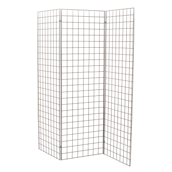 Gridwall 3-Panel Kiosk Display