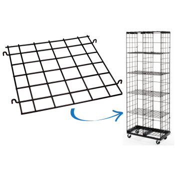 Extra Shelf for Mobile Cube Wire Display