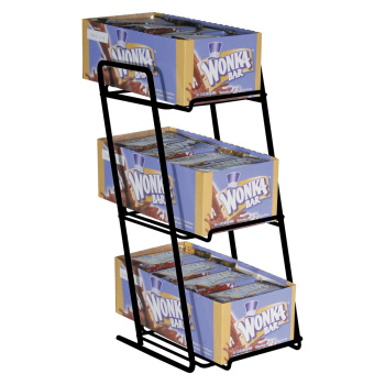 Countertop Boxed Candy Display - Black 