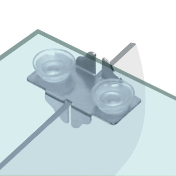 Glass Shelf Rest, Front Lip
