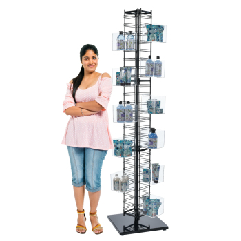 Grid & Go Tower Multi Purpose Slatgrid Merchandiser Display