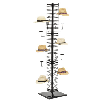 Grid & Go Slatgrid Hat Rack Tower Merchandiser Display