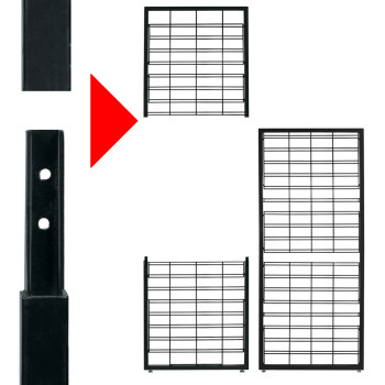 Portable Slatgrid Panel - 24"W x 57"H