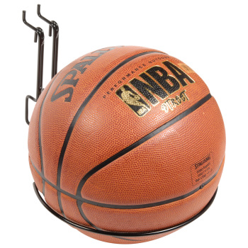 Basketball or Soccer Ball Slatwall Display - 9 Inch Hoop