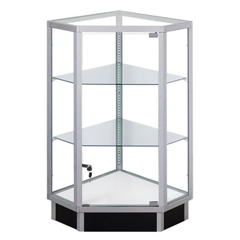 Compact Extra Vision Corner Showcase
