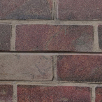 Red Brick Slatwall Panel - 2' H x 8' W