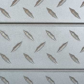 Diamond Plate Slatwall Panel - 2' H x 8' W