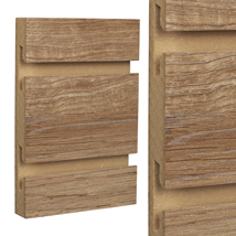 Rustic Wood Standard Slatwall Panels