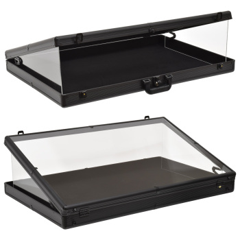 36 in. Wide Portable Locking Showcase for Jewelry, Coins, Trading Cards & Collectibles