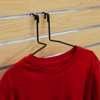 Wire Hanger Shirt Display for Slatwall