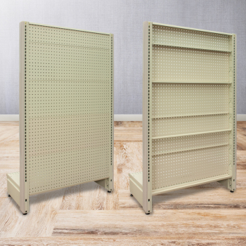 Gondola Back Panel Kit - Pegboard - Sahara Beige