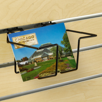 Adjustable Pocket Display for Slatwall - Black
